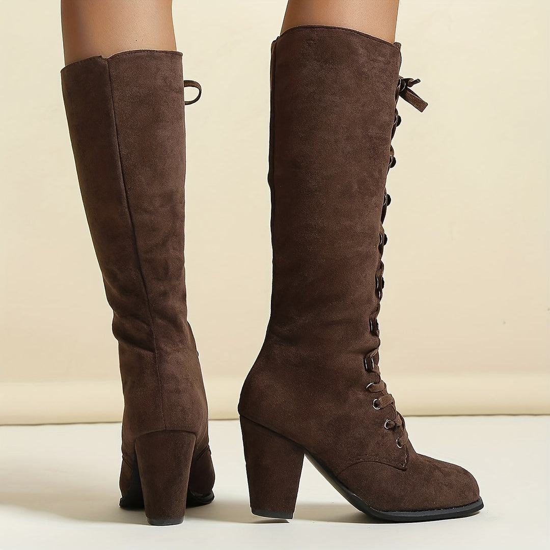 Lucia - Fashionable Knee-High Boots
