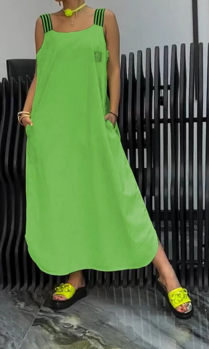 Jane | Graceful Suspender Dress