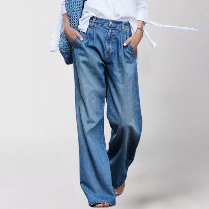 Women’s High Waist Wide Leg Pants | Loose Fit