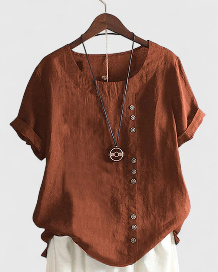 Elisavie | Short Sleeve Blouse