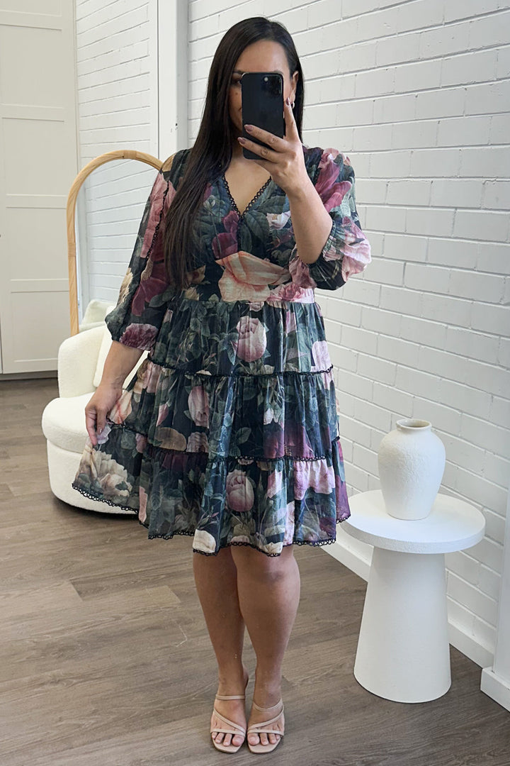 Catherine Dress - Vintage Floral