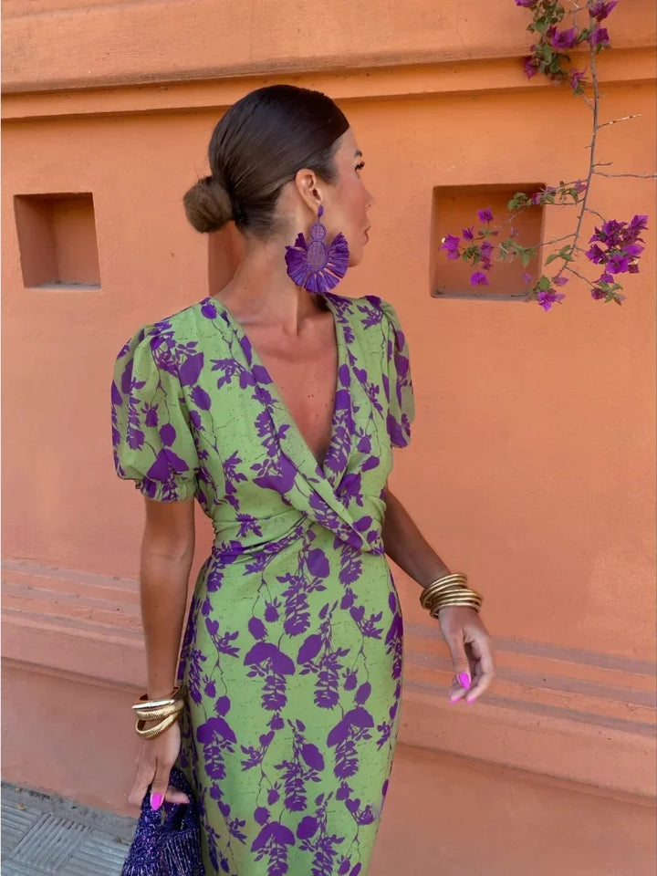 Lieke™ | Colorful Summer Print Dress