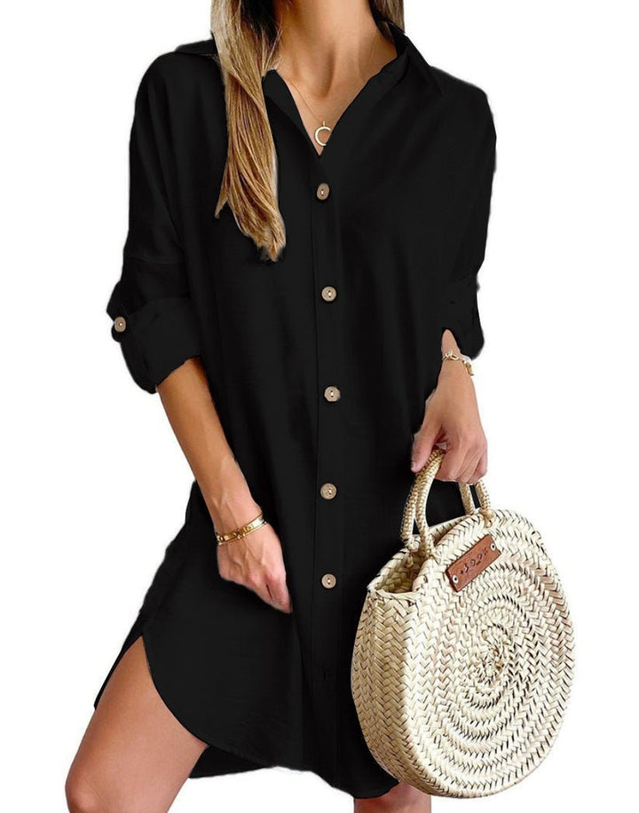 Beatrice | Chic Button Dress