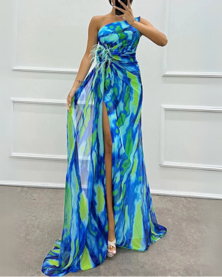 Mia™ | Vibrant Draped Dress