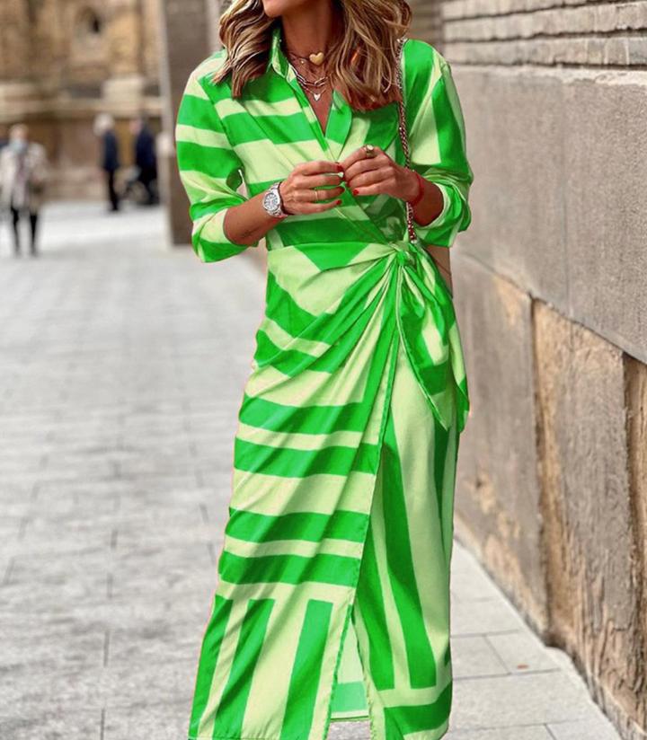 Amelia™ | Printed Wrap Dress