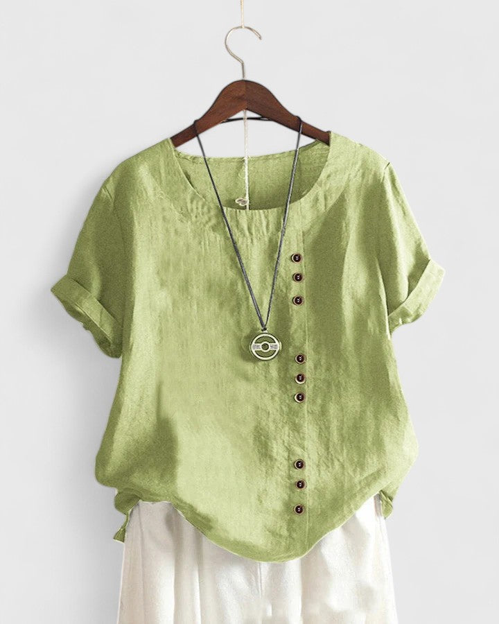 Elisavie | Short Sleeve Blouse